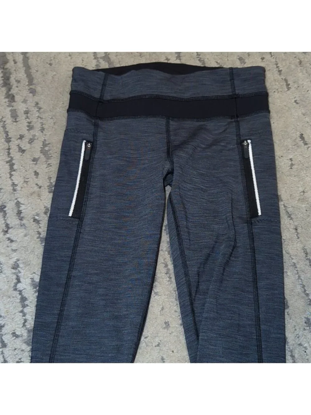 Lululemon Inspire Tight II Heathered Black / Heathered Black